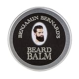 Bartbalsam für Männer zur Bartpflege - Bartpomade - Beard Balm von Benjamin Bernard - Fördert gesundes Bartwachstum - mit Bartwachs den Bart dauerhaft formen - 100 ml